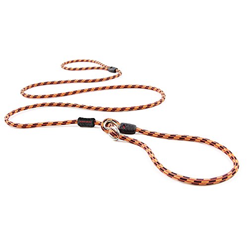 Ezydog Luca All-In-One Slip Collar Climbing Rope Dog Leash Combo - Best Dog Lead For Control, Training, Correction, And Exercising - Perfect For Small Dogs (Lite, Orange) #TOP23