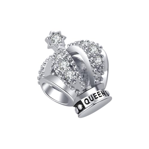 Image of Sparkling Lucky Star Charm Compatible Pandora Charm Bracelet Bead I Love You Gift for Women Pendant Jewelry
