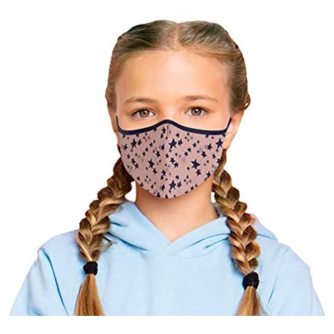 Social Lab Triple Layer Reusable Girl's Face Masks Cover