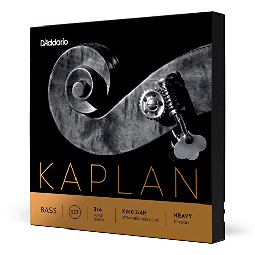 D'Addario ダダリオ ウッドベース(コントラバス)弦 Kaplan Double セット K610 3/4H Heavy Tension 【国内正規品】