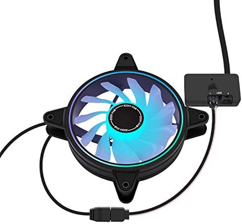 EZDIY-FAB Adapter Cable for Corsair Lighting Node Pro and for Corsair iCUE Commander PRO (hub is not Included), Smart RGB Lighting, Connect to Any 5V 3-Pin ARGB Devices (2 x 20cm)