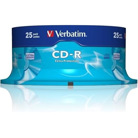 Verbatim 25 Pack CD-R Blank Discs Cover