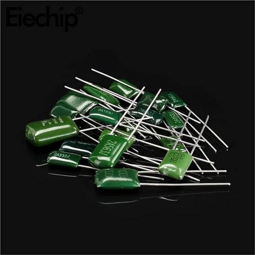 Kit de condensateurs à film polyester 100V 180 pièces pour circuits électroniques