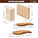 BeaverCraft Wood Carving Kit for Beginners S16 – Whittling Knives Sloyd, Chip Wood Carving Knife, Basswood Blocks for Carvers - Whittling Tools Set