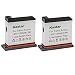 Kastar 2-Pack 3.85V 1300mAh Battery Replacement for DJI AB1 and DJI OSMO Action Camera, DJI OSMO 4K Waterproof WiFi HDR Video 145Â° Angle Black, DJI Osmo Action - 4K Action Cam 12MP Digital Camera