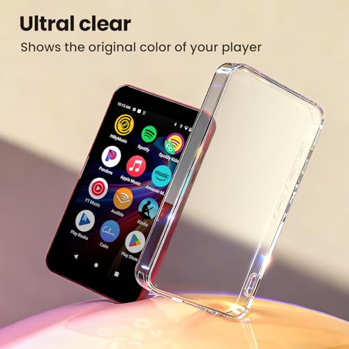 Image of innioasis Crystal Clear Case Only Fit G5 Mp3 Player Sold from innioasis Store （Case Size: 4.61 x 2.56 x 0.47inches）