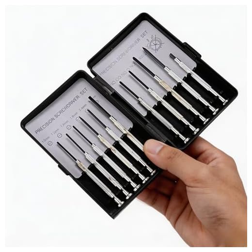 Set of 11 Small Precision Screwdrivers, Including a Tiny Screwdriver Kit with Slotted And Phillips Heads, Perfect for Repairing Watches, Eyeglasses, Toys, Electronics, And Computers