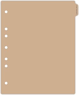 Carstens - Heavy Duty X-Ray Reports Plastic Ring Binder Dividers, Side Tab, 1/9 Cut, Tab 1 Position, US Letter, Pack of 10, (2616-67) - Ideal Medical Chart Dividers for 3 Ring Binders