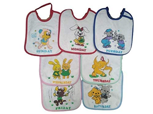WATERFOWL Multicolored Cotton Baby Bibs/Baby Apron with Titch Button | Soft Cotton Washable for Babies Age 0 Month to 2 Years (Pack OF 3)-image-32