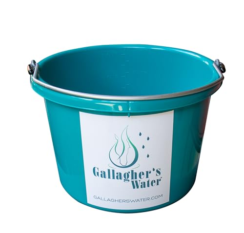 The GALLAGHER'S WATER Teal Bucket (2 Gallon)