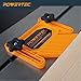 POWERTEC Universal Tandem Featherboards for Table Saw, Router Table, Router Fence & Band Saw, Wood working Tools & Accessories To Reduce Kickback & Increase Safety (Included T Track Bolts), 2Pk(71393)