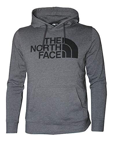 The North Face Mens Half Dome Graphic Pullover Hoodie (TNF Darkgreyheather/TNF Black, L)