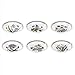Portmeirion Botanic Garden Pasta Bowls, Set of 6 Assorted Motifs