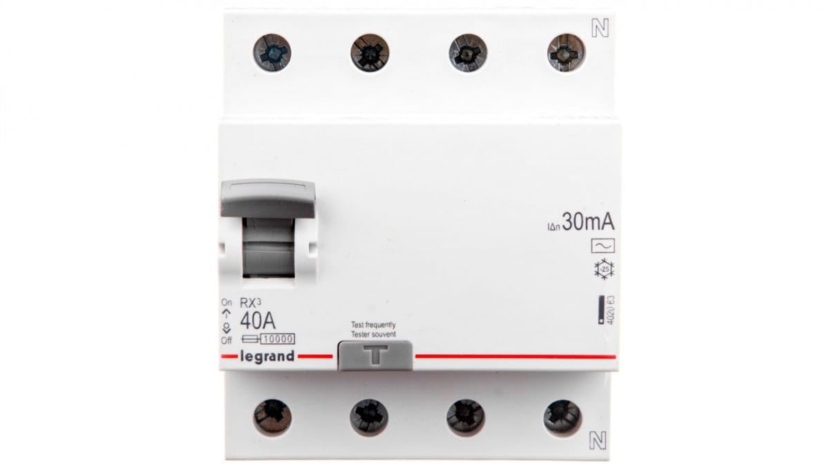 Legrand RX3 4P 40A 30mA Type AC RCCB Breaker 402520 | 4 Pole Residual Current Circuit Breaker | Earth Leakage Protection-image-7