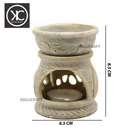 Image of Marble Carving Agarbatti Stand, Combo | Soapstone Hand-Carved, Incense Holder, Aroma Burner, Ash Catcher, Spiritual Decor for Puja Room