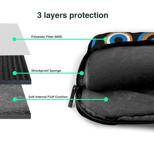 Bolso maletín para laptop 14 pulg impermeable con correa miniatura 5