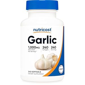 Nutricost Garlic 1000mg, 240 Softge...