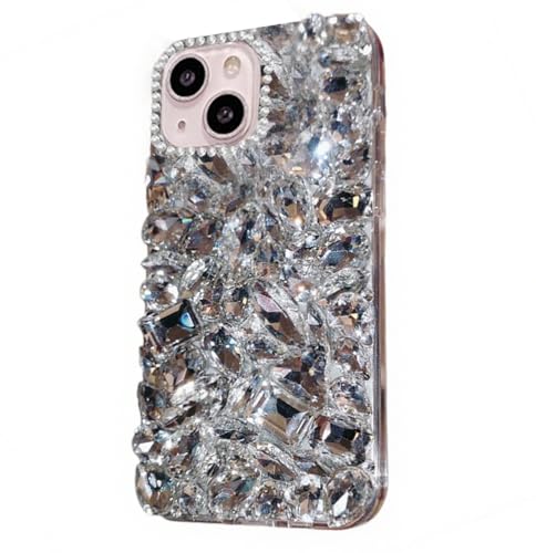 クリスタル装飾 シルバー iPhoneケース Amazon.co.jp: シルバーラインストーン 対応 iphone 13ケース