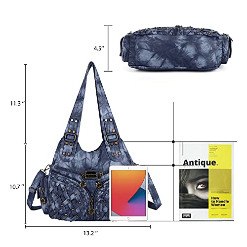 Image of Angel Barcelo Purses for Women Large Shoulder Bag Soft Hobo Bags for Women