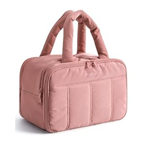 BAGSMART Travel Toiletry Bag, Puffy...