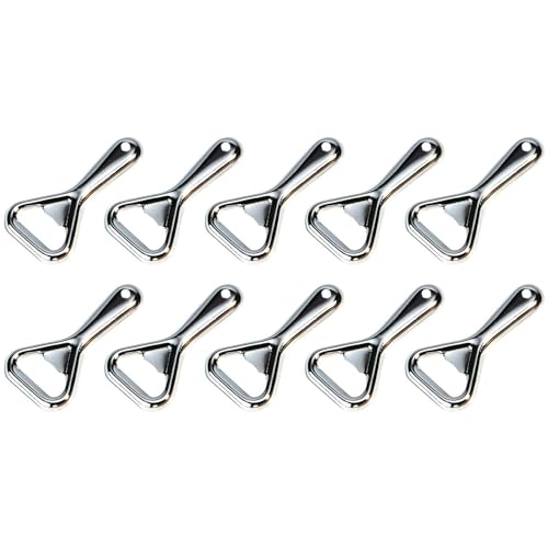 Westmark 10 Apribottiglie per Bottiglie con Tappo a Corona, Acciaio, Metallo, Argento, 109422E1