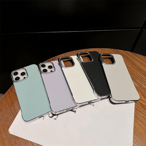 Coque de protection antichoc iPhone 15 Pro Max cuir violet ultra fine - 3