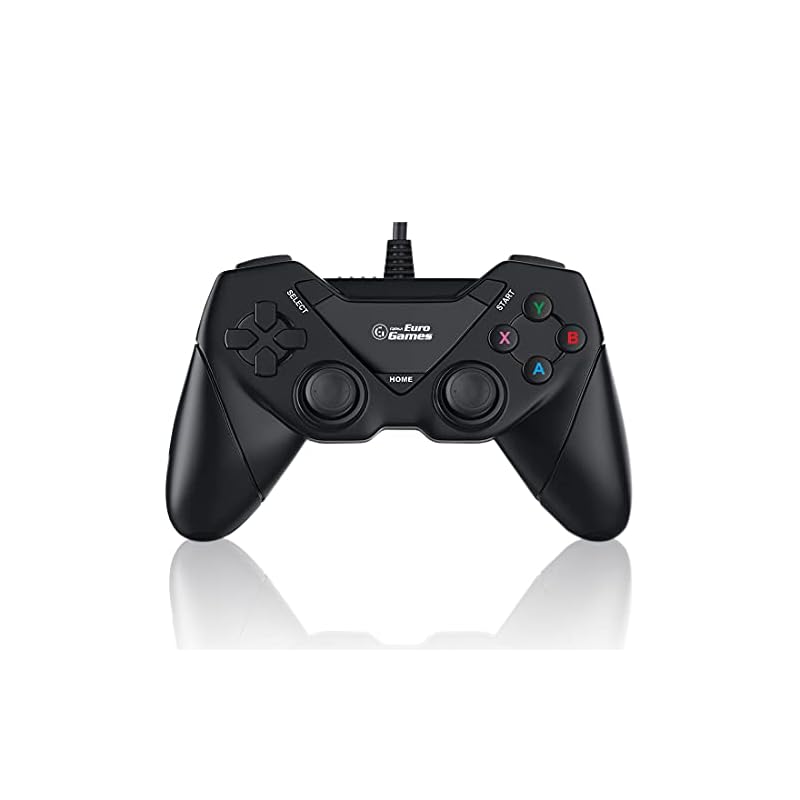 RPM Euro Games Laptop/PC Controller Wired for Windows - 7, 8, 8.1, 10 and XP, Ps3(Upgraded with XYAB Buttons)