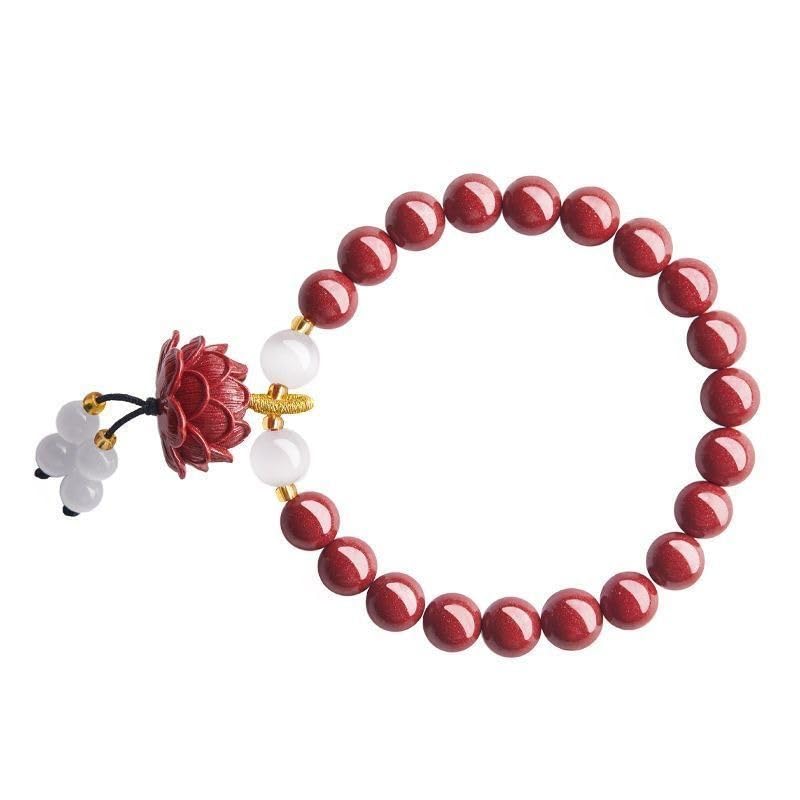 Red-Agate-Beaded-Bracelet-with-Lotus-Charm-Healing-and-Good-Luck