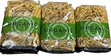 Garofalo Organic Pasta, Variety Pack, Gemelli/Twins, Casarecce/Homemade, Penne Ziti Rigate 17.6 oz, 3-count