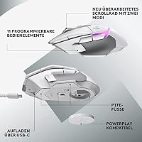 Logitech G G502 X Plus Lightspeed Kabellose RGB-Gaming-Maus – Ansicht 7