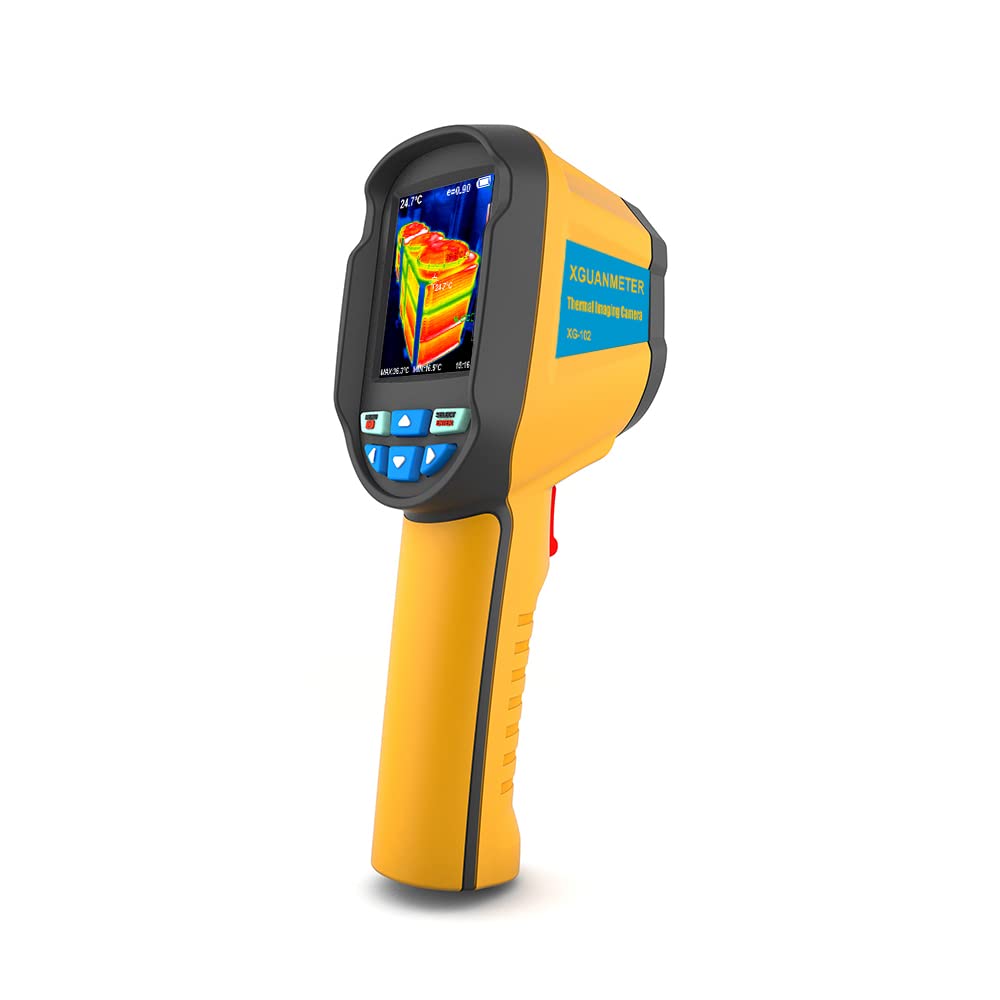 XG-102 Thermal Imaging Camera, 120 x 90 IR Resolution Handheld Thermal Camera 10800 Pixels, 25 Hz Refresh Rate Thermal Imager with Analysis Software, 2.8" LCD Screen, -4°F~1022°F Range (B0BTVP8PT9) Amazon Price History, Amazon Price Tracker