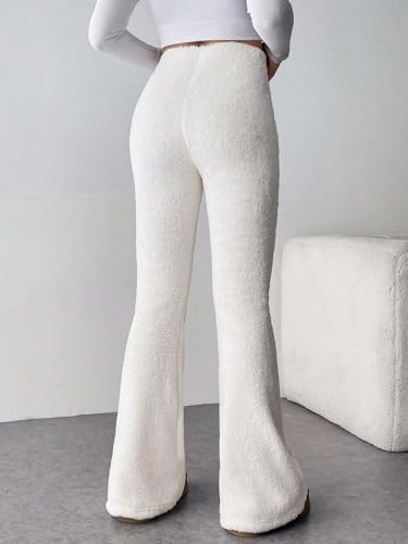 Image of KOTTY Women's Coral Fabric Flared Fit Pant - Super Soft Thermal Design for Stylish Cold Weather Comfort