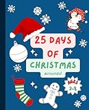 25 Days of Christmas Activity Book for Kids| Ages 3-8 | Advent Activity Calendar