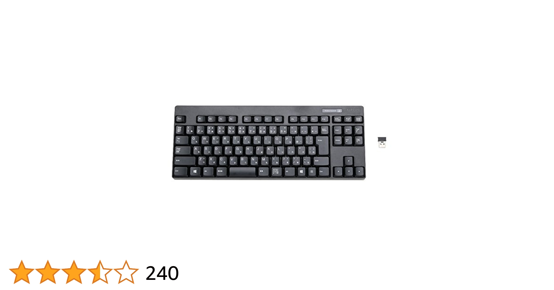 Amazon.co.jp: エレコム ミニキーボード ワイヤレス メンブレン