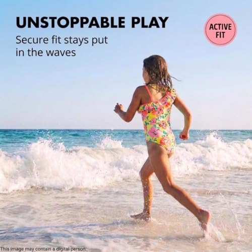 Image of Kanu Surf Girls Morgan Floral Ruffle 1-Shoulder 1-piece Swimsuit
