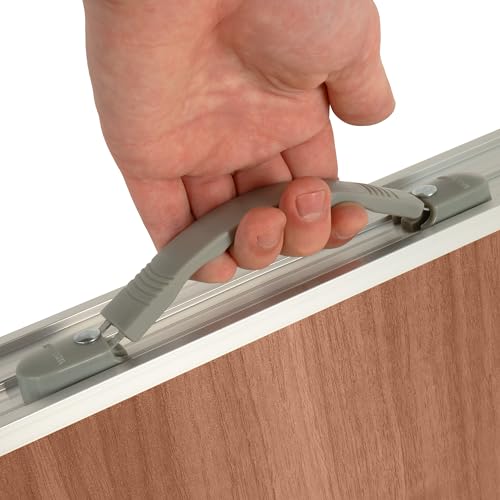CampFeuer Aluminium Campingtisch für 6 Personen | 120 x 60 cm | Gartentisch faltbar, Falttisch, Balkontisch klappbar | Outdoortisch höhenverstellbar, Rolltisch für Camping, Garten, Terrasse – Bild 6