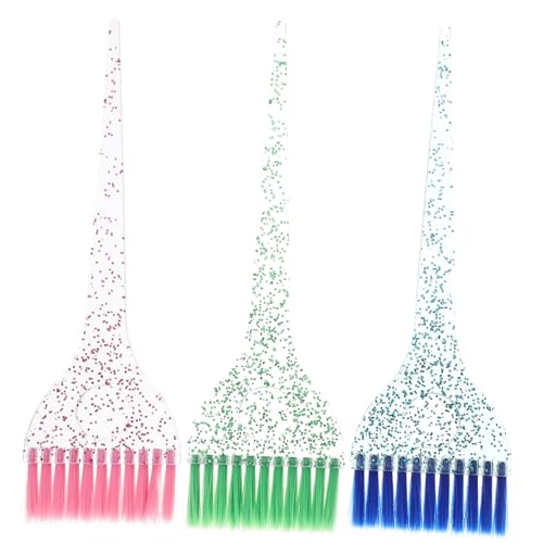 Healeved 1 Juego 1 Juego De Brochas Para Teñir El Cabello Herramientas Para Teñir El Cabello Llaves De Salón Brochas Para Teñir El Cabello Brochas Para Teñir El Cabello Brochas 3 piezas
