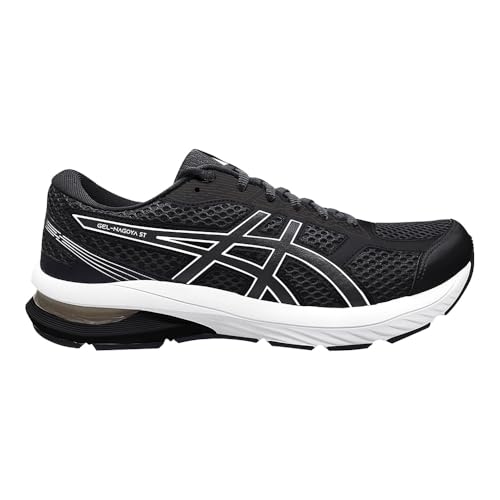 Tênis Asics Gel-Nagoya ST Masculino Original (Preto e Branco, BR, Adulto, Numérico, 40)