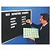 Aarco Products BOFD2430 Open Face Aluminum and Felt Changeable Letter Board