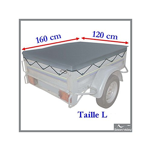Green Valley T2 154802 Lona para Remolque, 160 x 120 cm