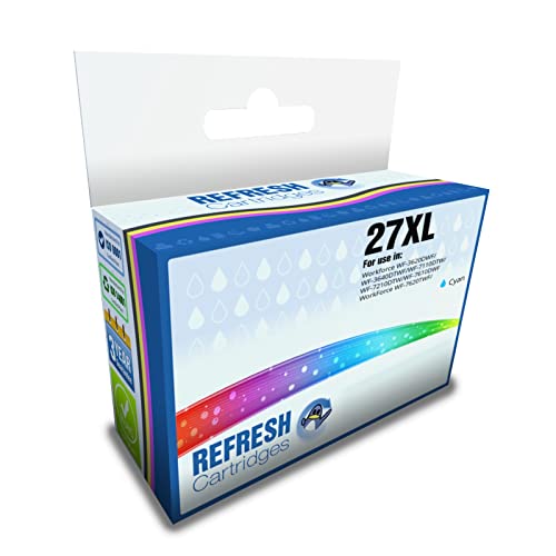 Refresh Cartridges Regenerowany wkład atramentowy do Epson 27XL Cyan High Capacity (C13T27124012)