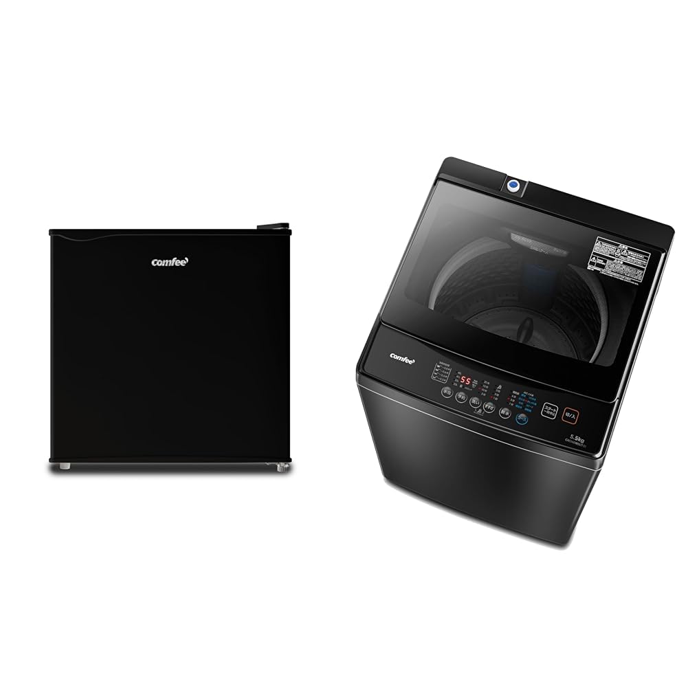 Amazon.co.jp: 【家電セット 2点】 コンフィー(COMFEE') 冷蔵庫45L黒+