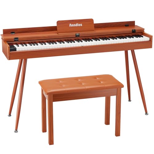 Anndles Electric Piano 88 Keys Digital Piano Weighted for...