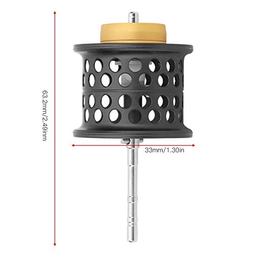 April Geschenk Angelrolle Modifiziert, Angelrolle Drahtbecher, 63,2 x 33 x 27,8 mm für Angelliebhaber, Angelzubehör… – Bild 8