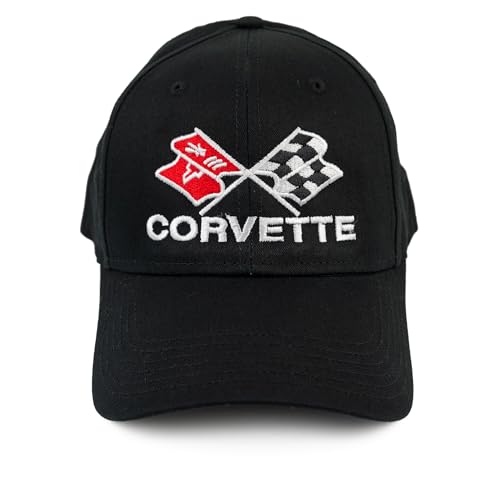 HEM HIGH-END MOTORSPORTS Black Hat for C3 Corvettes Flag Hat