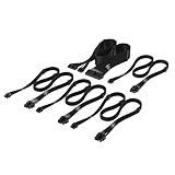 Peignes à câbles à profil bas – Chaque câble individuel reste propre et bien rangé avec des peignes à câbles réglables, qui se serrent autour de chaque brin pour les empêcher de se tordre et éviter le désordre. Les peignes peuvent être positionnés manuellement pour une gestion facile des câbles et un aspect net