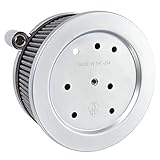Stage II Kit enthält einen 20% größeren Hochflussfilter und akzeptiert eine 20,3 cm runde oder 20,3 cm runde OEM-Außenabdeckung