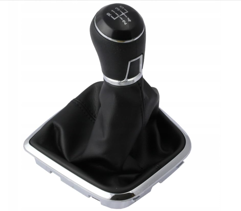 Questo set di pomello e cuffia del cambio sostituisce i componenti originali e aggiunge un tocco sportivo ed esclusivo agli interni della tua auto.