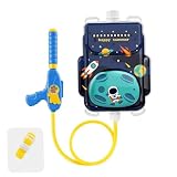 Squirter de Agua para niños Mochila de Agua Pistola Squirting Toys con Tanque de 1300 ml para niños Verano Playa Piscina Astronautas Favor de Fiesta