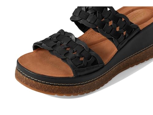 Clarks Clarks, Women, Kassanda Mule, Black Combi Leather, 10, Medium